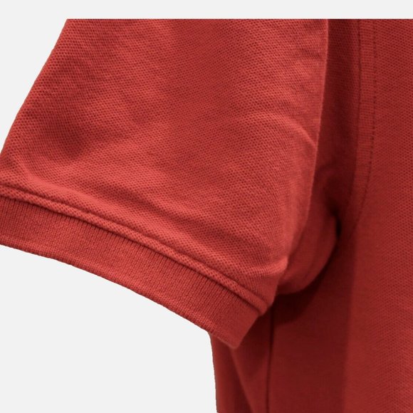 NWOT VINTAGE L red MENS logo DNNY polo shirt COTTON PERU Neiman Marcus 1990s - Picture 7 of 8